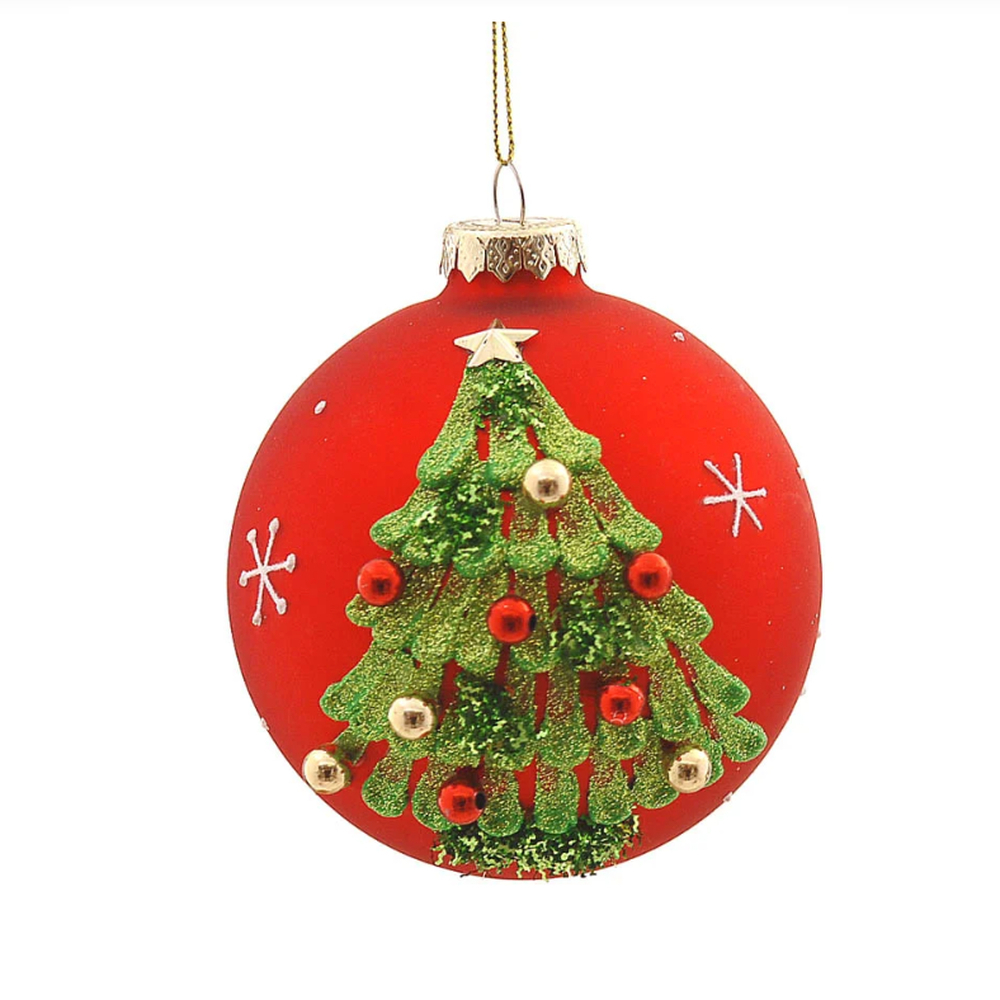 Шар с изображением ёлки