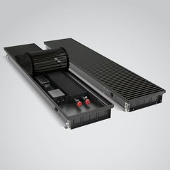 Конвектор внутрипольный Royal Thermo ATRIUM TURBO 150/400/1800 7518 Вт черный