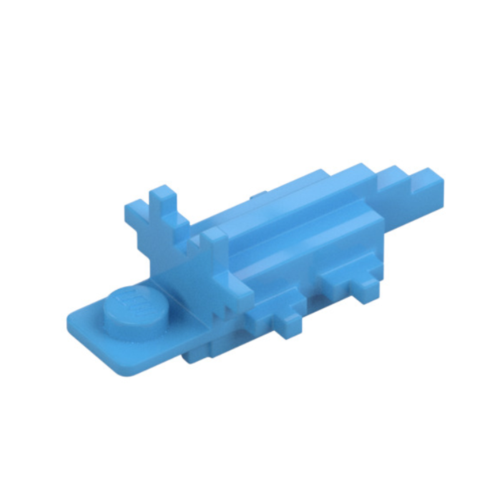 Пиксельное тело аксолотля 86879 Medium Blue
