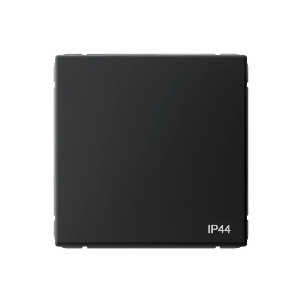 ARTGALLERY 1-клавишный ПЕРЕКЛЮЧАТЕЛЬ IP44, 10АХ, механизм, быстрозажим. клем., КАРБОН