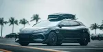 Карбоновый обвес для DENZA Z9 GT 2024+ Денза Губа переднего бампера Боковые юбки Спойлер на крышу диффузор заднего бампера клыки