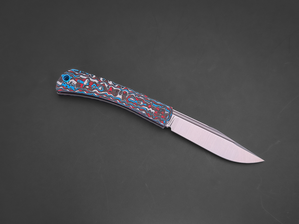 Складной нож Slip Joint [Magnacut Red Blue Carbon]