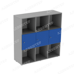 Стеллаж вертикальный 9 с дверцами