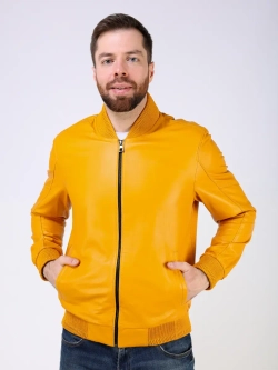 Кожаная куртка демисезонная Турция бомбер