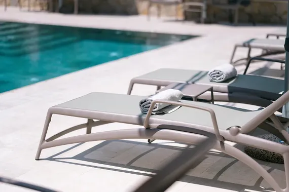 Шезлонг Atlantico, тортора/агава