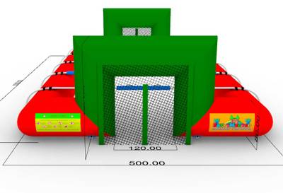 Надувное футбольное поле «Кикер», 10*10*2 м