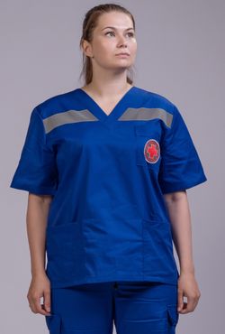 Топ летний Скорая помощь MedicLine (V-обр.)