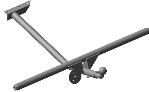 Фаркоп AvtoS для ВАЗ 2104 с универсальной электрикой и сертификатом в комплекте, арт.(VAZ-54+electr)