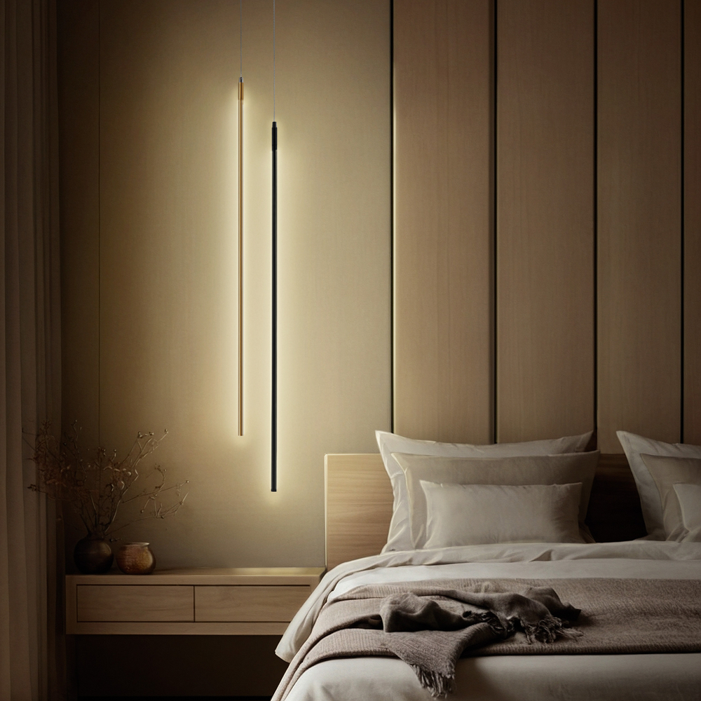 748437 Люстра TUBO LED 24W 2000LM 80G ЧЕРНЫЙ 3000K