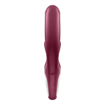 Бордовый вибратор-кролик 21,2см Satisfyer Love me