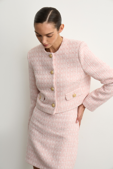 Юбка мини из твида