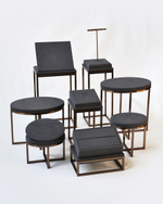 Комплект демонстрационного оборудования 547010-ЗГМБ (Замша ГРАФИТОВАЯ/Металл БРОНЗА )