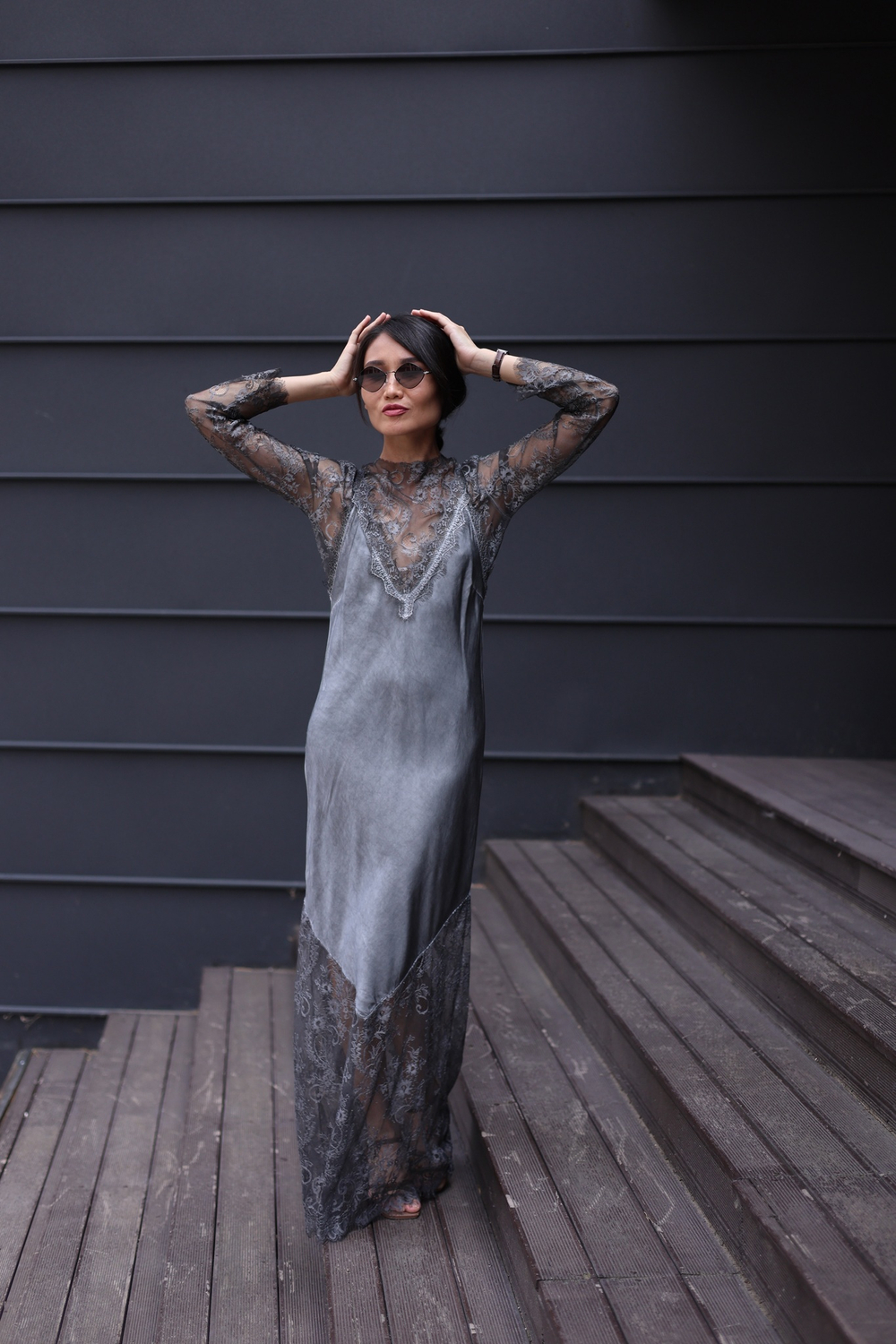 лонгслив из кружева