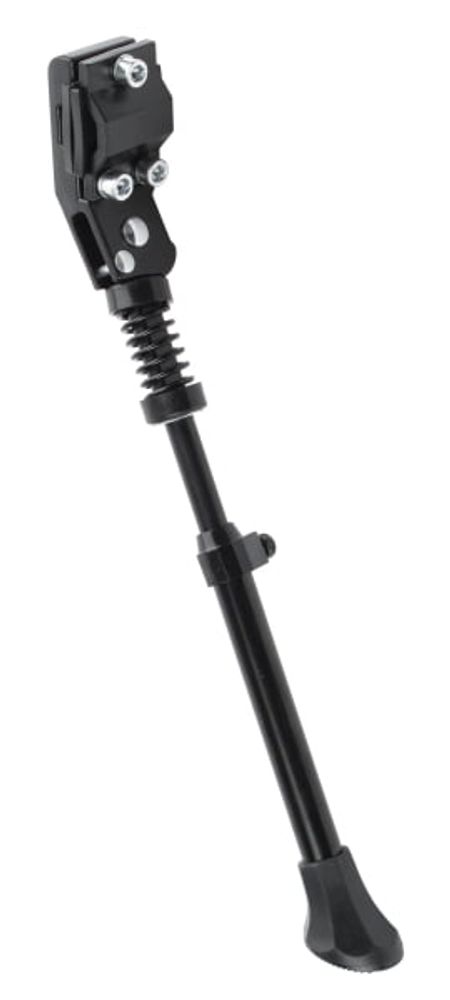 Подножка 20"-28" FSDA-616-04 задняя, крепл. на 1 перо вилки, телескопическая, алюмин. черн./390085