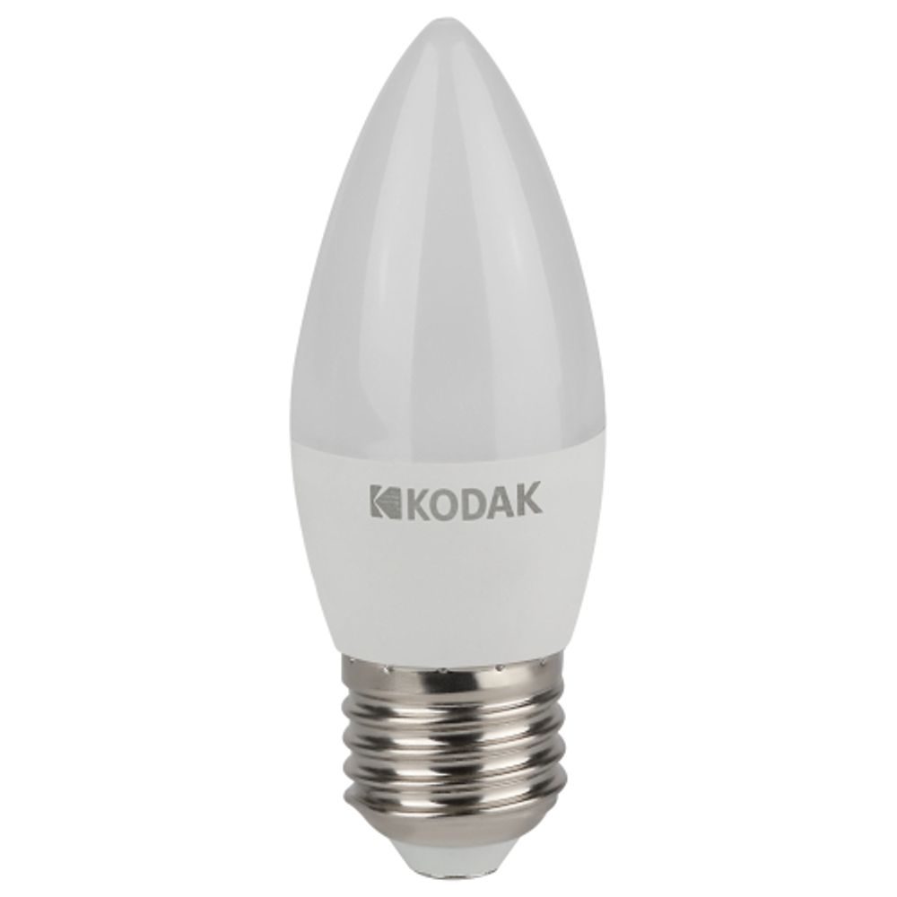 Лампа светодиодная Kodak LED B35-7W-830-E27 K 7Вт свеча теплый белый свет Е27