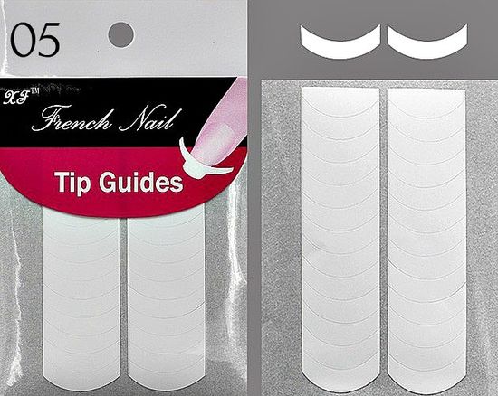 Трафареты для французского маникюра №05