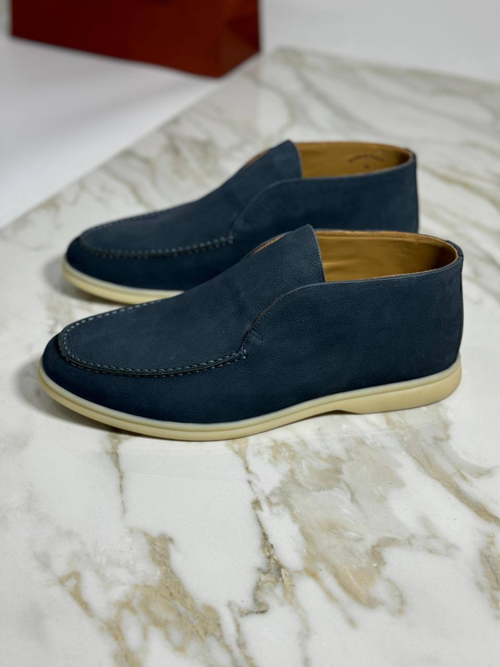 Высокие лоферы Loro Piana