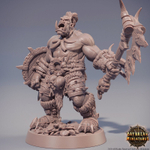 Орк Полуорк Воин Паладин Варвар Файтер Рыцарь миниатюра для dnd, днд, pathfinder, фентези, Настольная игра, НРИ, Варгейм, РПГ