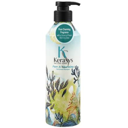 Парфюмированный шампунь для сухих волос Kerasys Perfumed Line Pure & Charming Shampoo,600мл