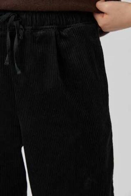 Брюки мужские из черного вельвета