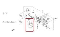 06451-KZZ-901, 06451-KZZ-902. PAD SET, FR.