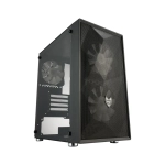 Компьютерный корпус FSP CST130 Basic(Black), Без БП, 1xUSB3.0/2xUSB2.0, 3xFAN120, Acrylic, Black, mATX