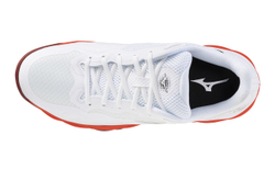 Мужские теннисные кроссовки Mizuno Wave Enforce Court CC - fiery red/white/sun-dried tomato