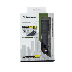 Тактический фонарь Armytek Dobermann XP-L warm — мощность и дальность: 977 люмен и дальность до 367 метров для точного прицеливания.