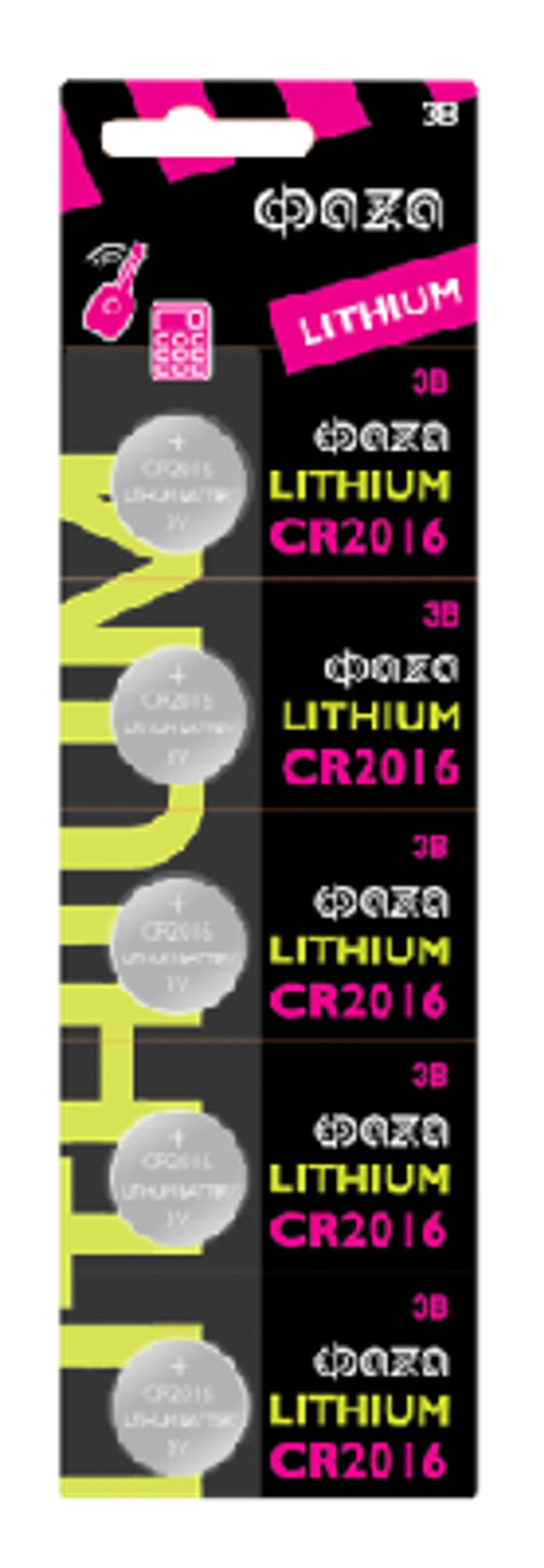 Элемент питания ФАZА CR 2016 BL5