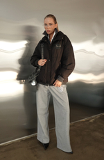 Куртка демисезонная с манишкой из шерсти