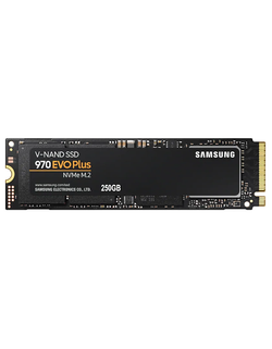 SSD M.2 (PCI-E NVMe) 250Gb Samsung 970 EVO plus (R3500/W2300MB/s) (MZ-V7S250BW) 1year