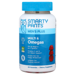 SmartyPants, мультивитамины и омега для мужчин, со вкусом малинового лимонада, 90 жевательных таблеток