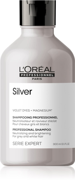 L’Oreal Professionnel Serie Expert Silver - серебряный шампунь для седых волос /   300  ml  / GTIN 3474636974115