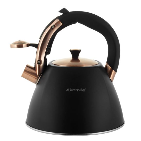 Чайник 3 л. из нержавеющей стали со свистком Kamille KM 0864