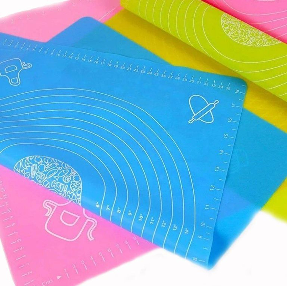 Силиконовый коврик с разметкой 29x26 см