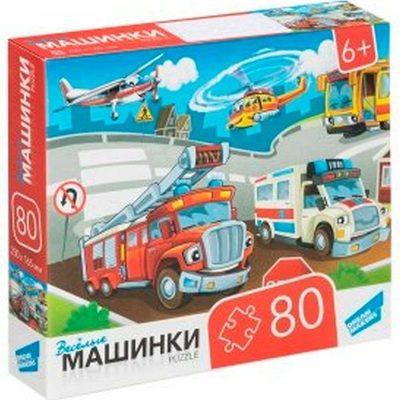Пазл 80эл. "Машинки" RI8003C (Dream Makers)