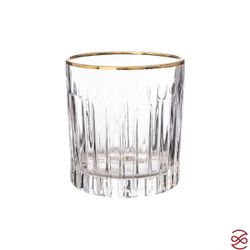 Набор стканов для виски AS Crystal Timeless золотая полоса 360 мл (6 шт)