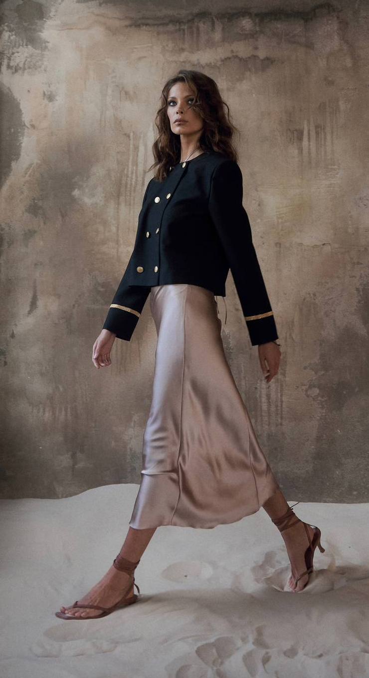 Жакет Assole Укорочённый  с Деталями на Рукавах