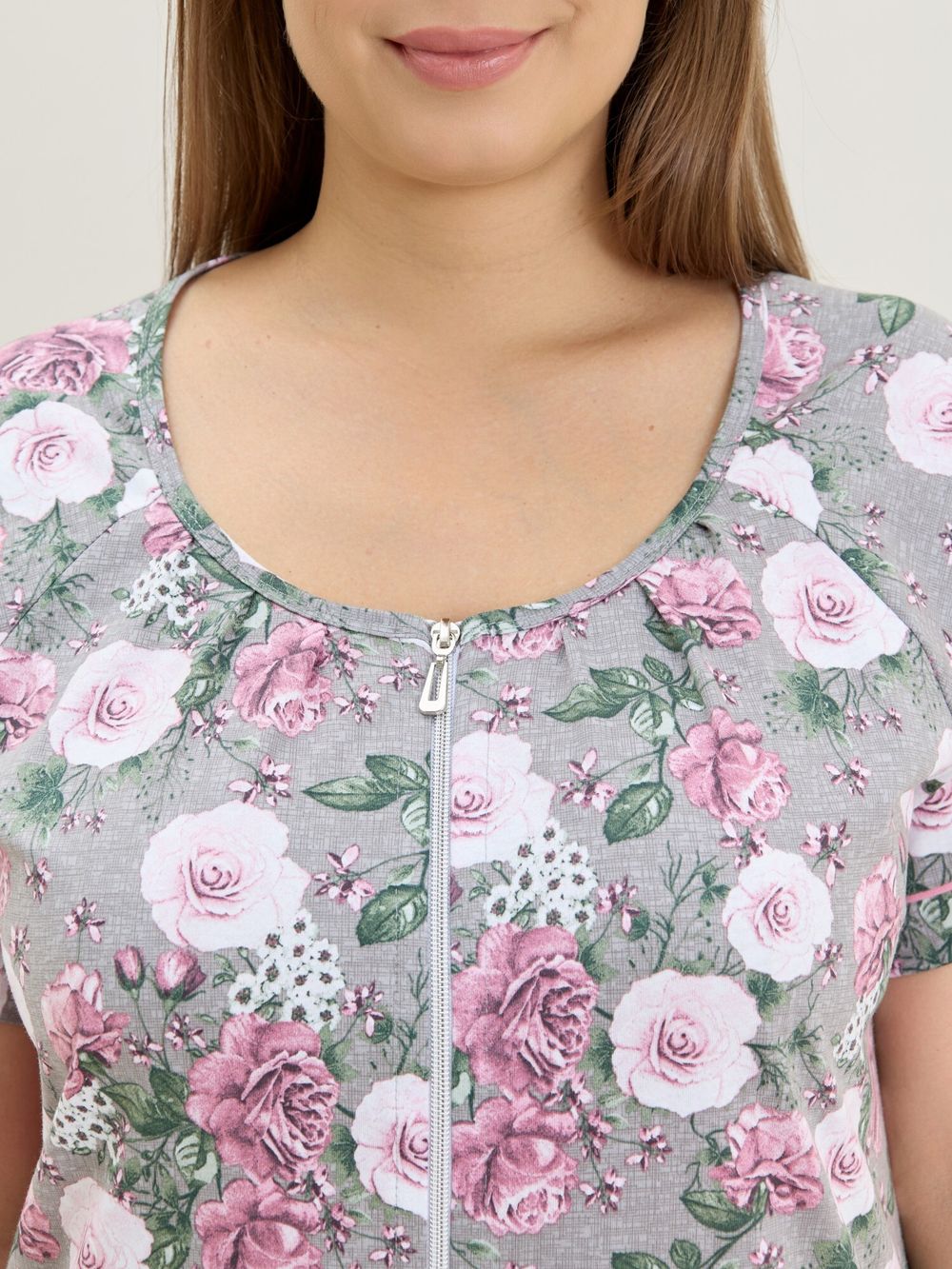 Халат Флэр Виотекс СЕРЫЙ