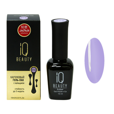 Гель-лак IQ BEAUTY Каучуковый с кальцием 016 Объем 10 мл [р]