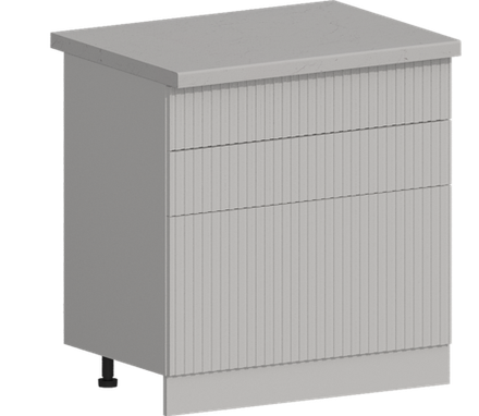 Кухня Модуль ШН3Я 800 Белый / Белый