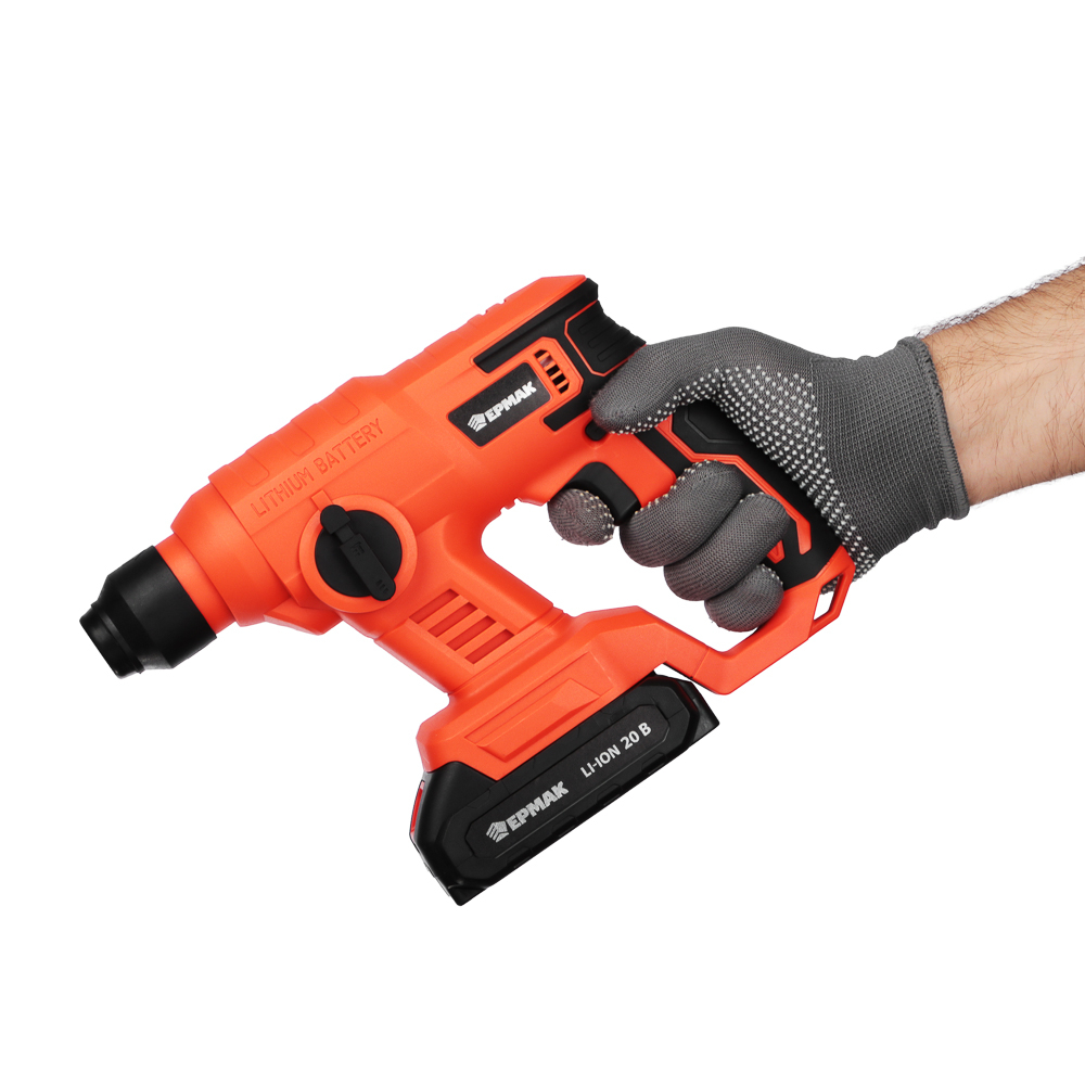 Перфоратор аккумуляторный 20В, 1АКБ и ЗУ Ермак