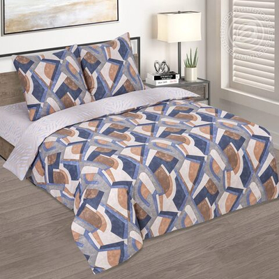 Постельное белье бязь Семейное Деним 520 АРТПОСТЕЛЬ