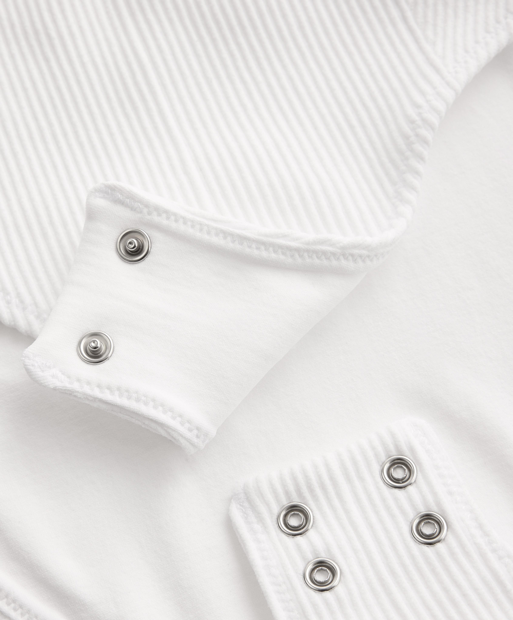 OYSHO Бесшовное боди Seamless с квадратным вырезом, белый
