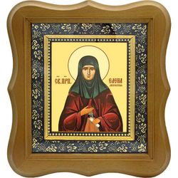 Елена Дивеевская (Мантурова) Преподобная. Икона на холсте.