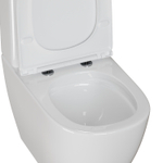 Унитаз-компакт безободковый WAVE PERSONA, гор,ниж,2-кн.арм,дюро,м/л,быстр,БЕЛЫЙ глянец