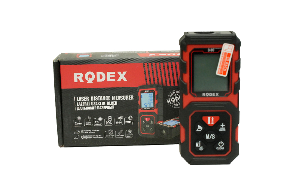 ДАЛЬНОМЕР ЛАЗЕРНЫЙ RODEX 80М RHT0903100080