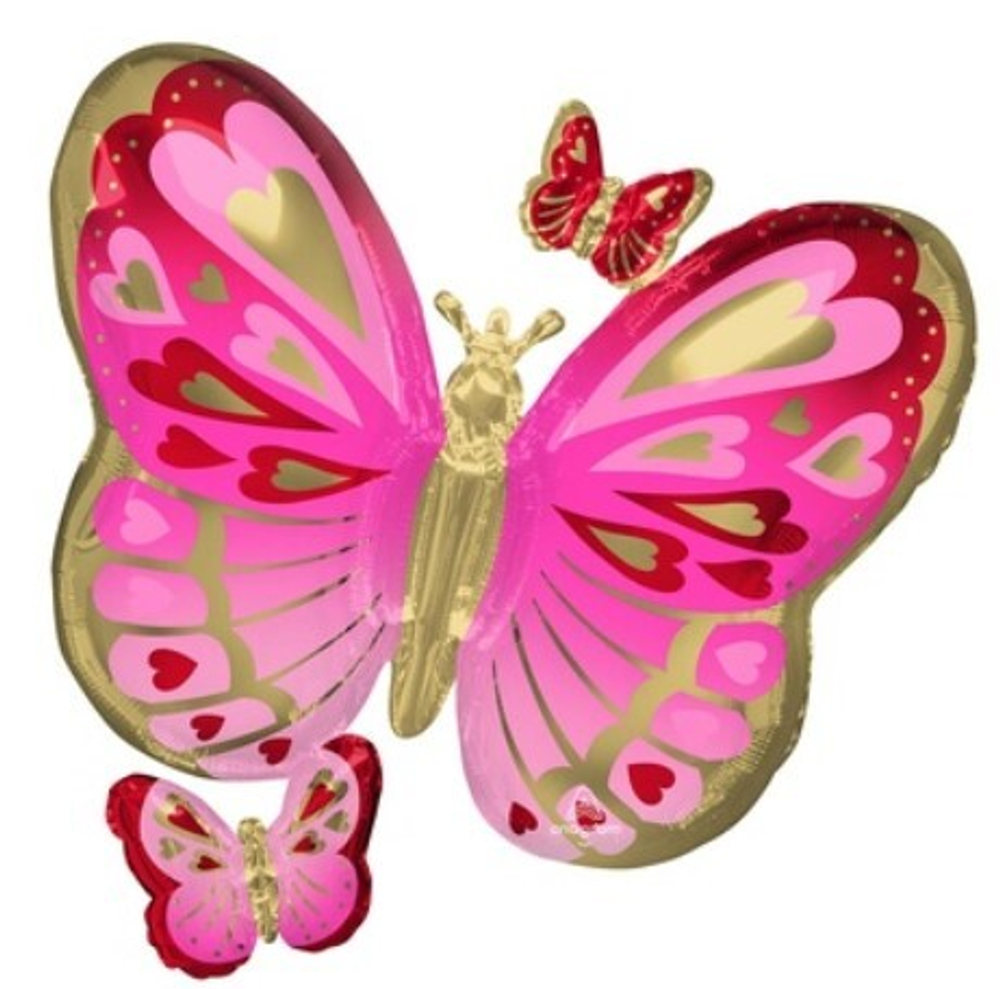 Фигура "Бабочки с сердцами"