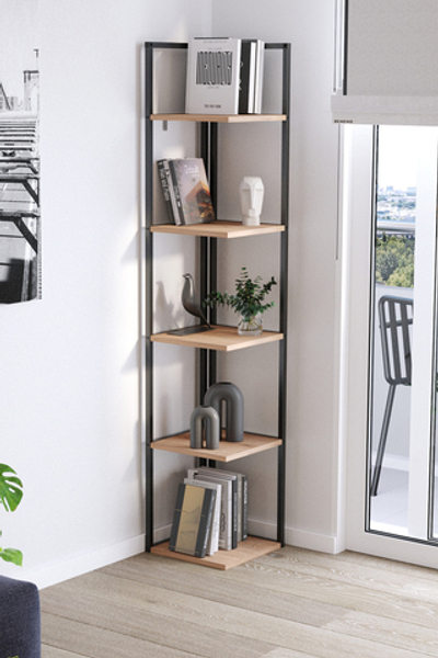 Угловой стеллаж SELANIK 180х35 - сосна