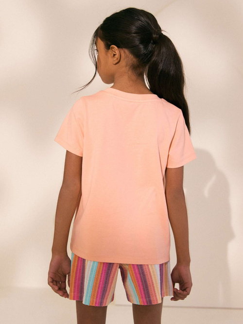 Футболка для девочки Next AH9-539, Персиковый